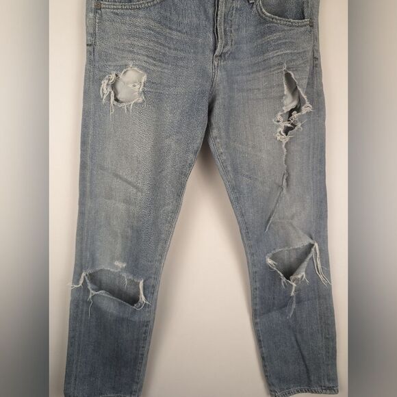 Citizens of Humanity Distressed Denim Jeans Light Wash Size 24 - Picture 2 of 10